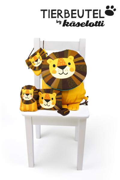 Tierbeutel Löwe by Käselotti Panel ca. 80cm 